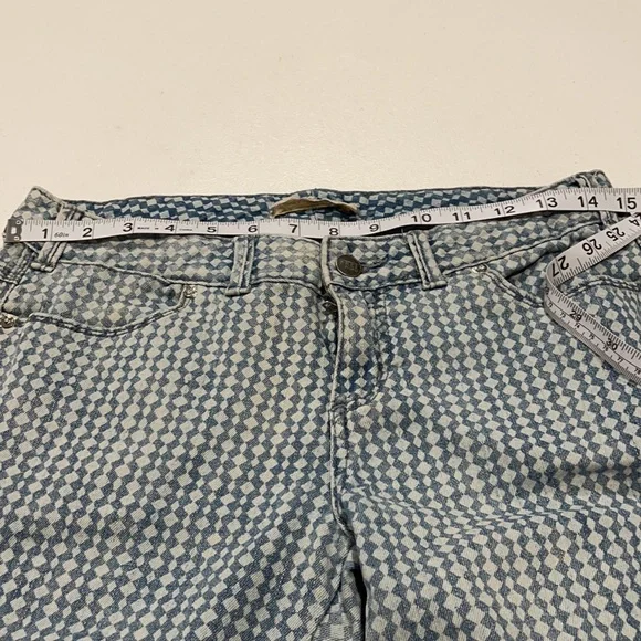 Free People Diamond Checkered Jeans - Picture 6 of 9